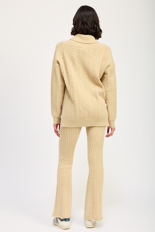 BETHANY Cable Knit Pants