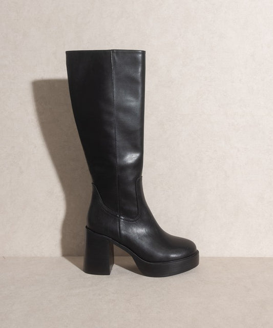 JUNIPER Platform Knee High Boots